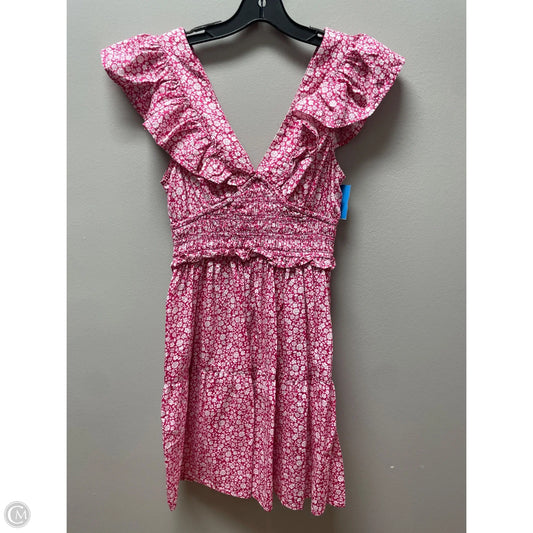 Dress Casual Short By Gap In Pink & White, Size: S