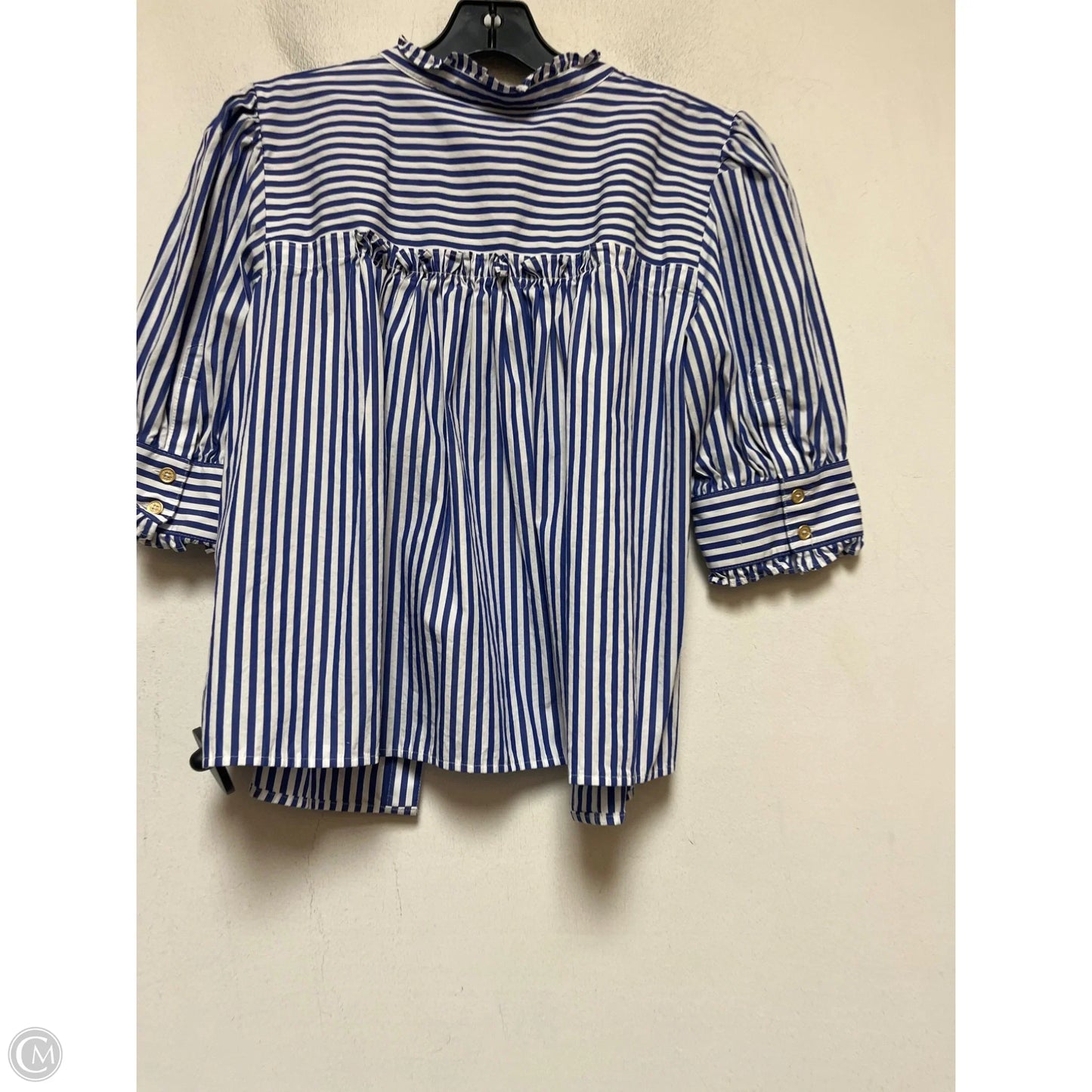 Top Short Sleeve By Tommy Hilfiger In Striped Pattern, Size: M