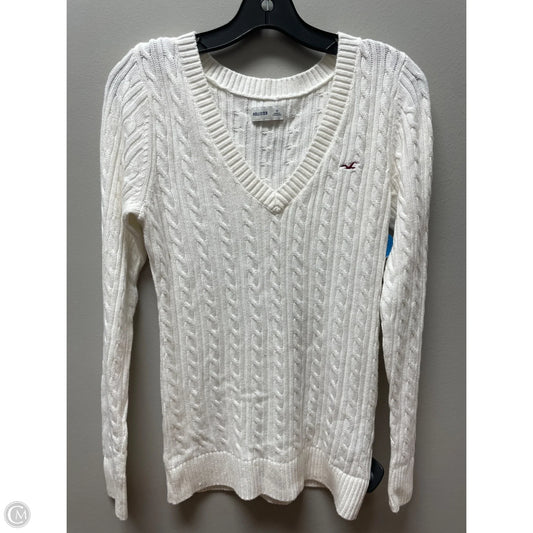 Sweater By Hollister In Cream, Size: M