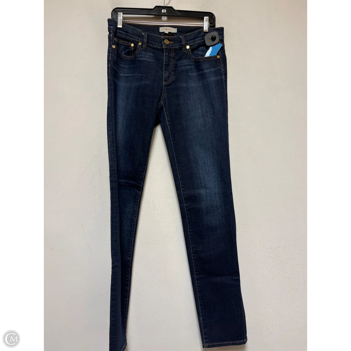 Jeans Designer By Tory Burch In Blue Denim, Size: 6