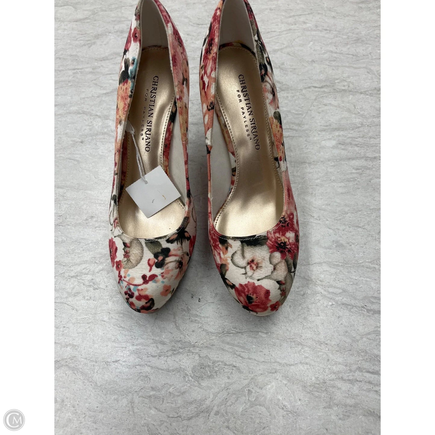 Shoes Heels Stiletto By Christian Siriano For Payless In Floral Print, Size: 6.5