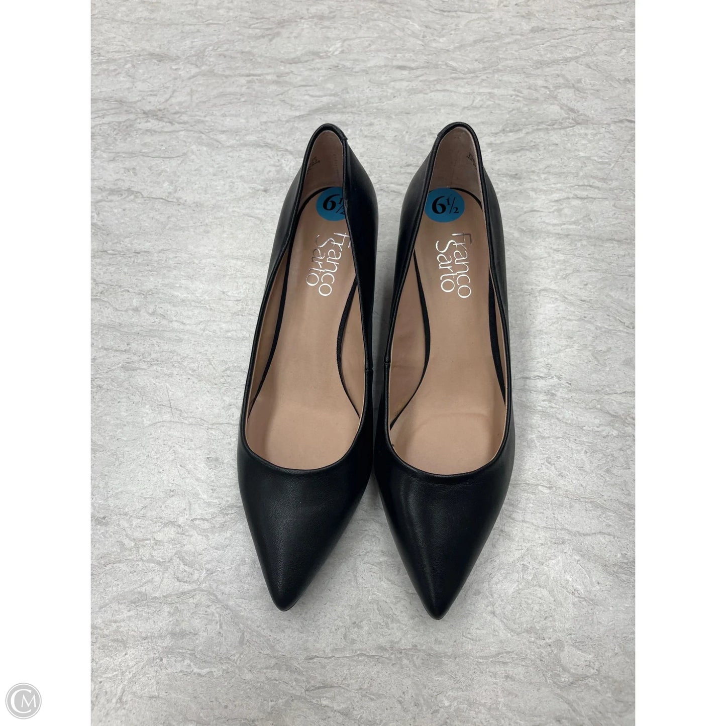 Shoes Heels Wedge By Franco Sarto In Black, Size: 6.5