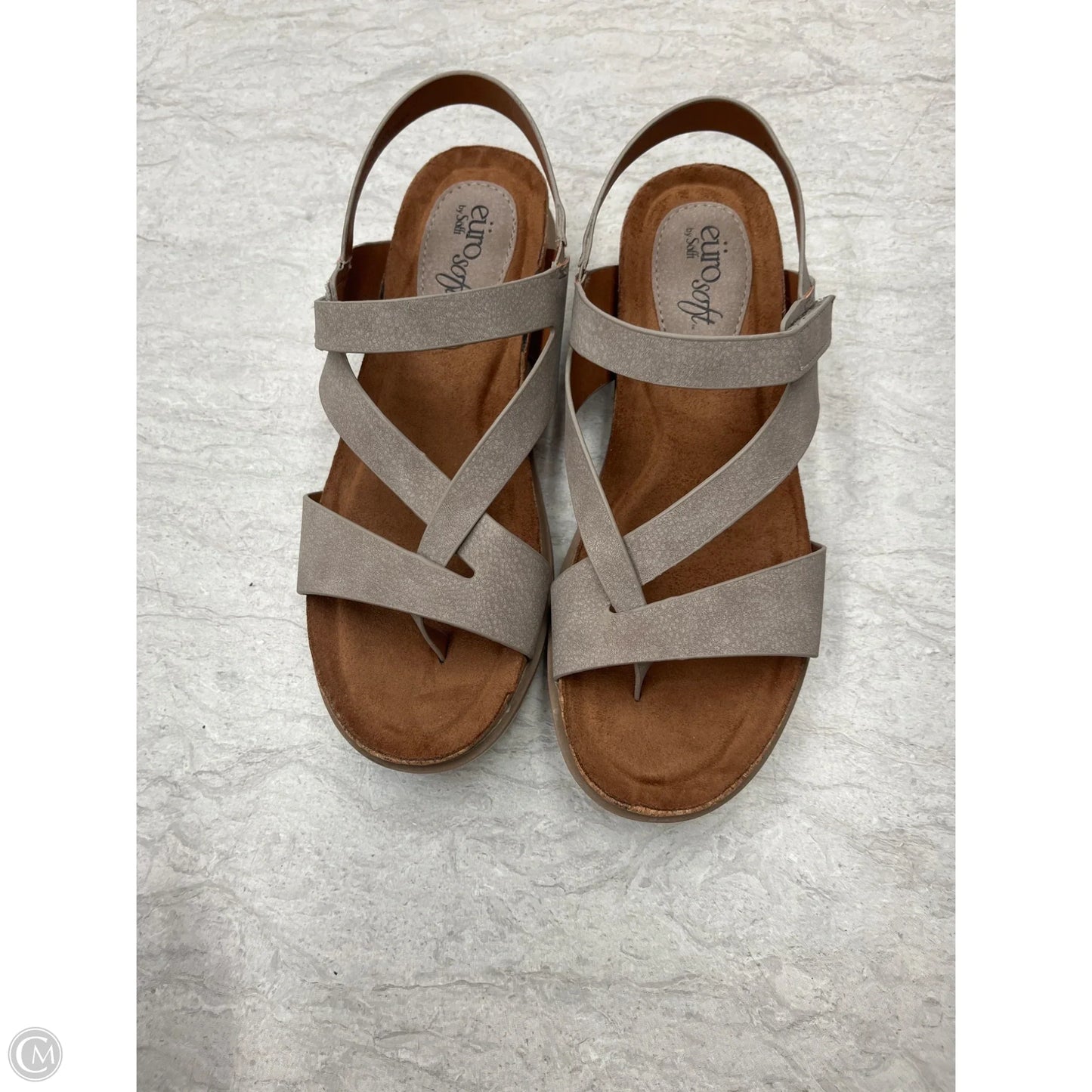 Sandals Flats By Sofft In Grey, Size: 6.5