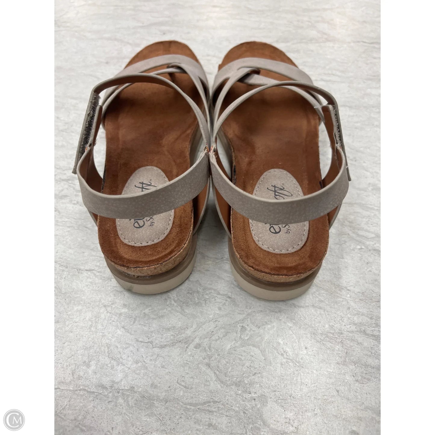 Sandals Flats By Sofft In Grey, Size: 6.5