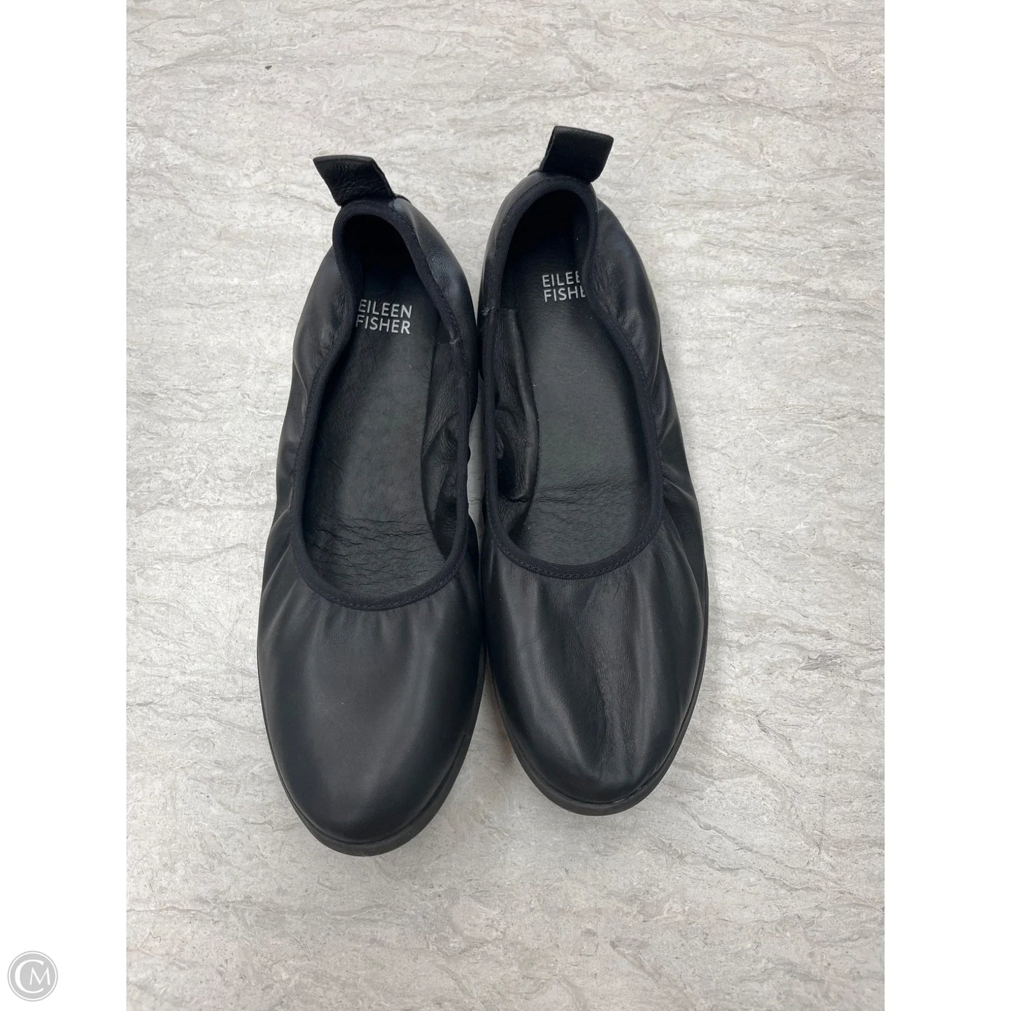 Sandals Flats By Eileen Fisher In Black, Size: 8.5