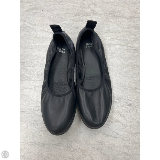 Sandals Flats By Eileen Fisher In Black, Size: 8.5