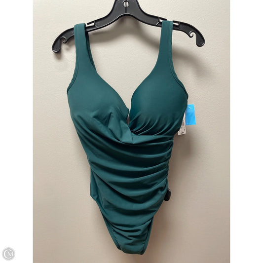 Swimsuit By Miraclesuit In Green, Size: Xl