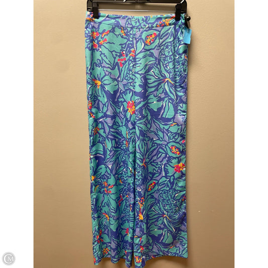 Pants Designer By Lilly Pulitzer In Blue & Purple, Size: 4