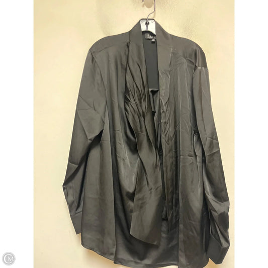 Top Long Sleeve By Eloquii In Black, Size: Xxl