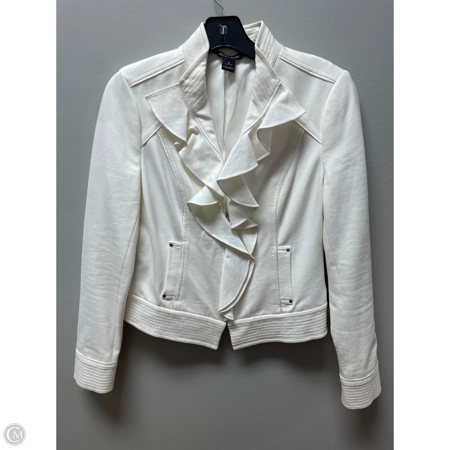 Jacket Other By White House Black Market In Ivory, Size: S