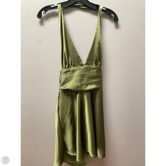 Dress Casual Short By Zara In Green, Size: M