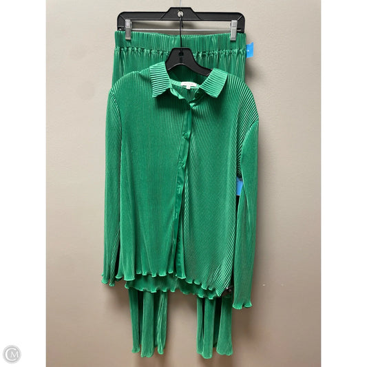 Pants Set 2pc By Clothes Mentor In Green, Size: 12