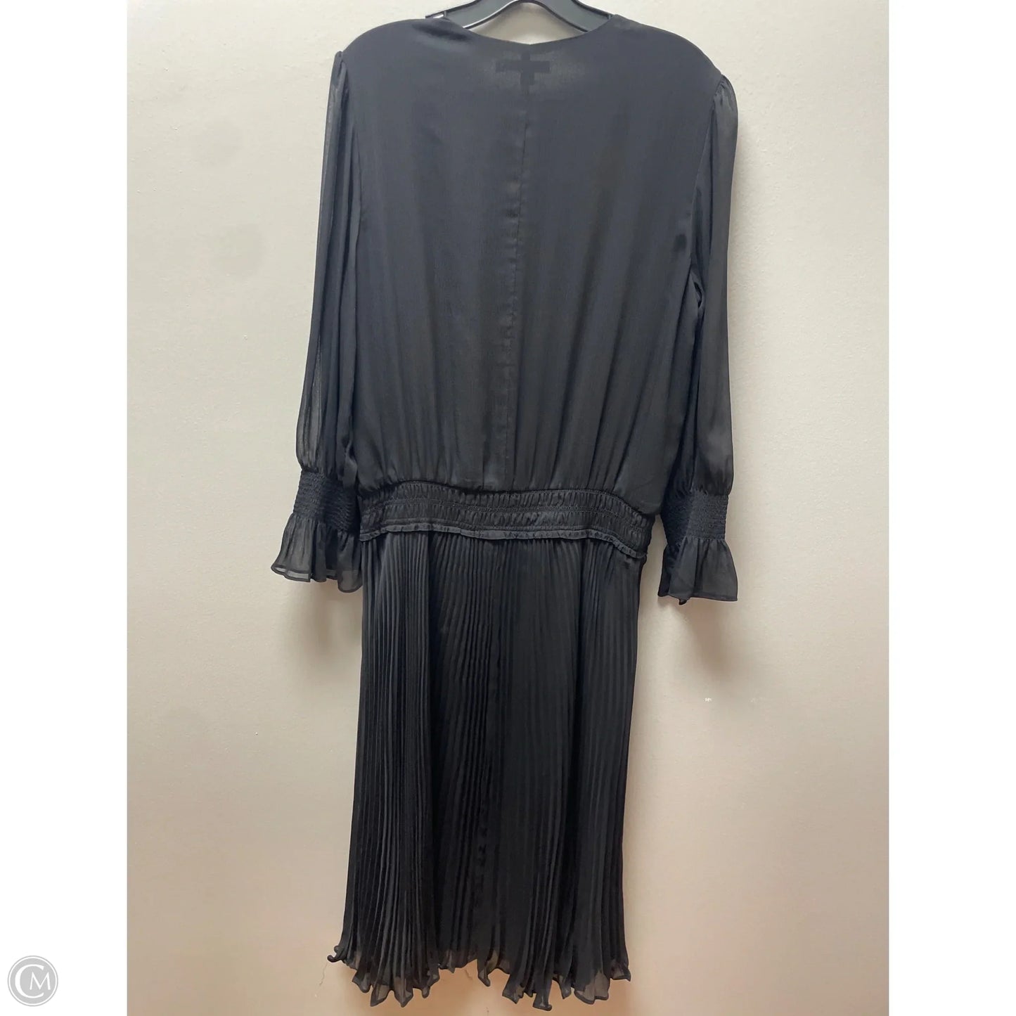 Dress Casual Midi By Chicos In Black, Size: L