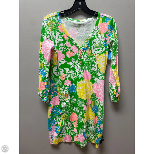 Dress Designer By Lilly Pulitzer In Floral Print, Size: Xs