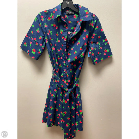 Dress Designer By Kate Spade In Blue & Red, Size: Xs