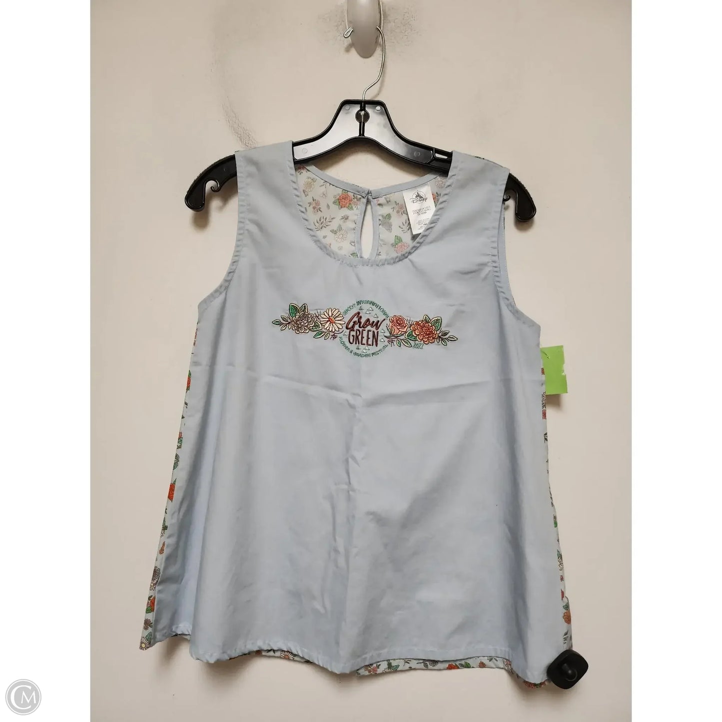 Top Sleeveless By Disney Store In Blue, Size: S