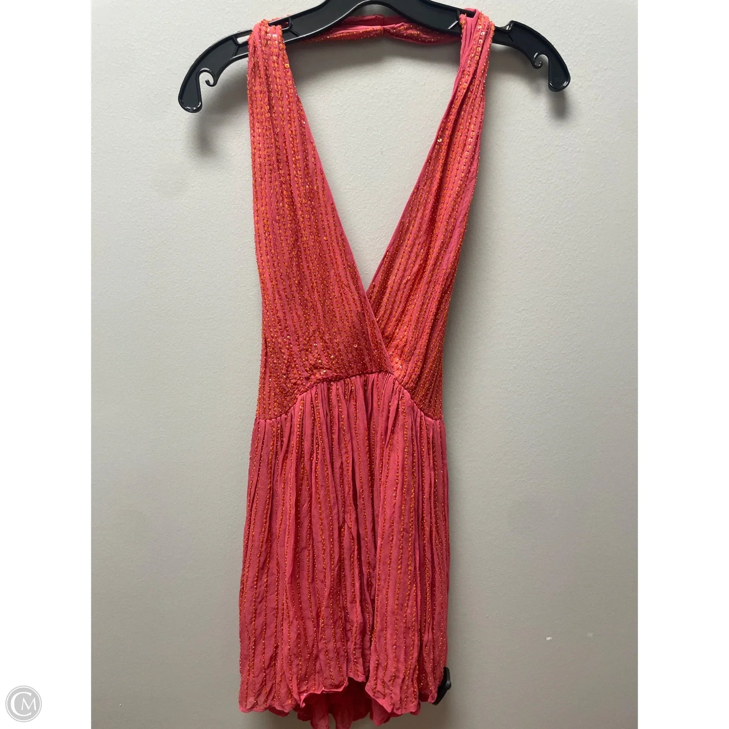 Dress Casual Short By Chelsea And Violet In Orange & Red, Size: S