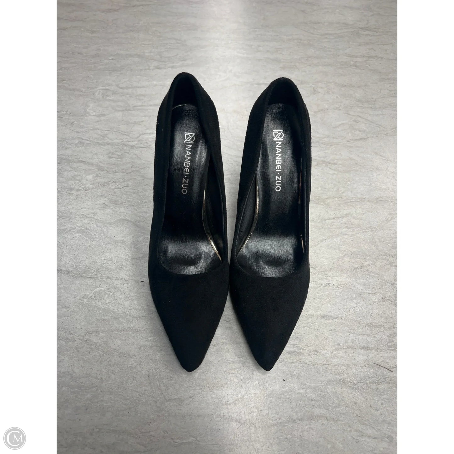 Sandals Heels Stiletto By Clothes Mentor In Black, Size: 8.5