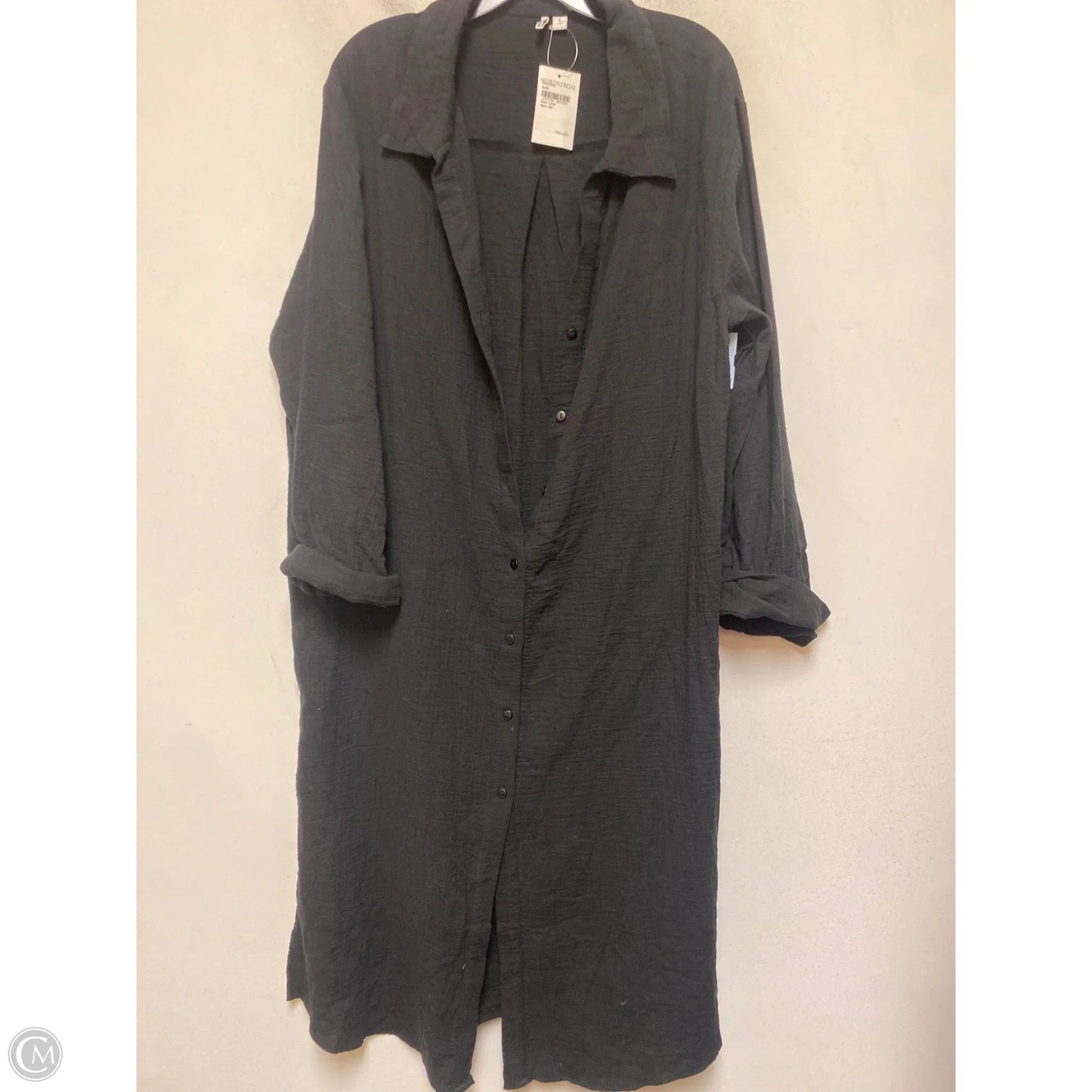 Dress Casual Midi By Nordstrom In Black, Size: L