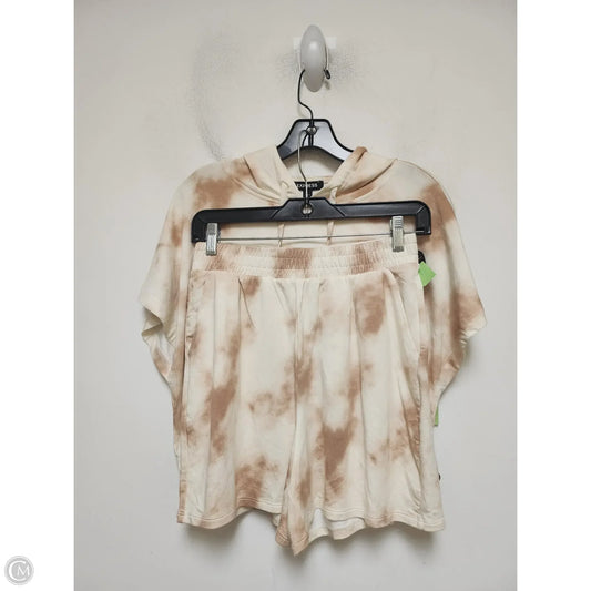 Shorts Set By Express In Beige, Size: Xs