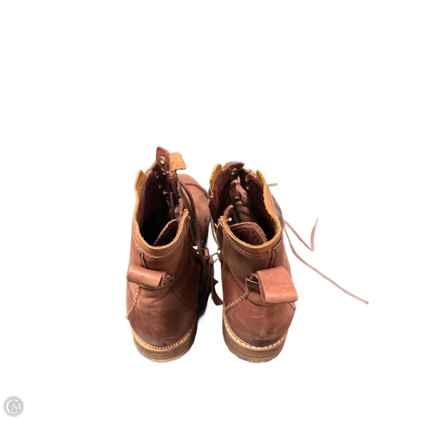 Boots Ankle Flats By Toms In Brown, Size: 7