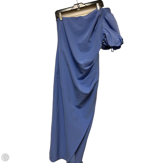 Dress Casual Midi By Lauren By Ralph Lauren In Blue, Size: S