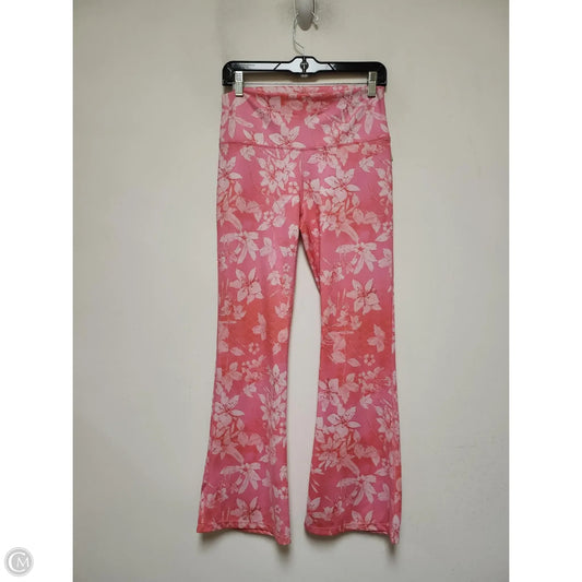 Athletic Leggings By Reel Legends In Pink, Size: M