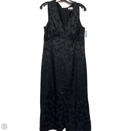 Dress Casual Midi By Bcbg In Black, Size: 8