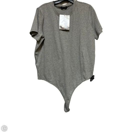 Bodysuit By Nakedwardrobe In Grey, Size: L