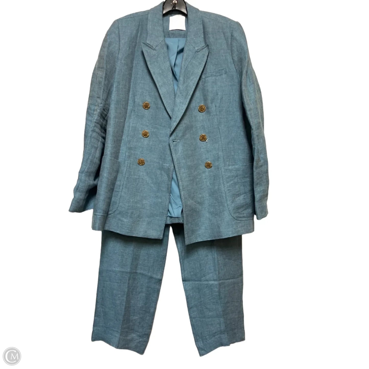 Pants Suit 2pc By Elie Tahari In Blue, Size: 14