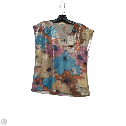 Top Short Sleeve By Elie Tahari In Multi-colored, Size: Xs