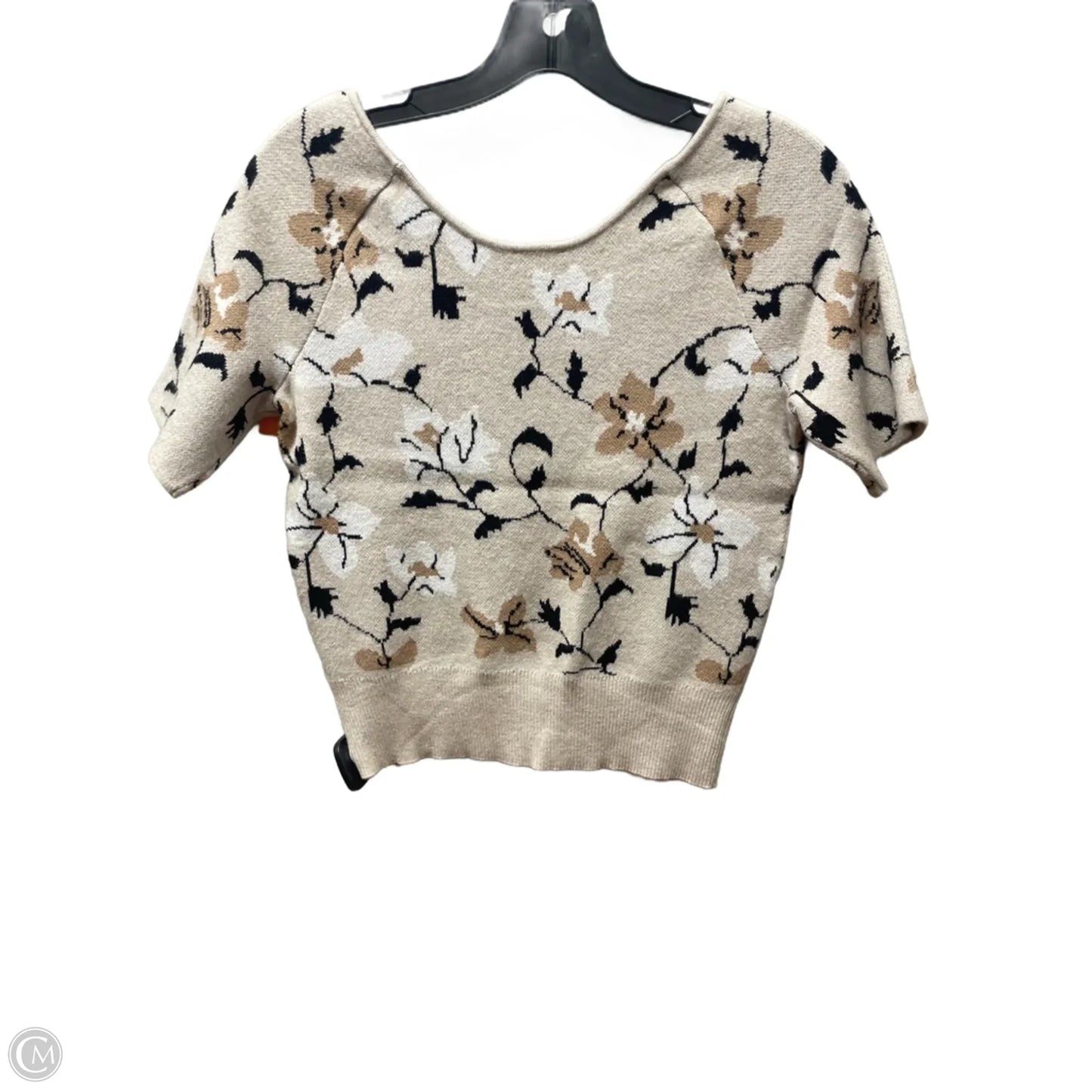Top Short Sleeve By Elie Tahari In Floral Print, Size: S