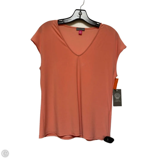 Top Short Sleeve By Vince Camuto In Peach, Size: Xs