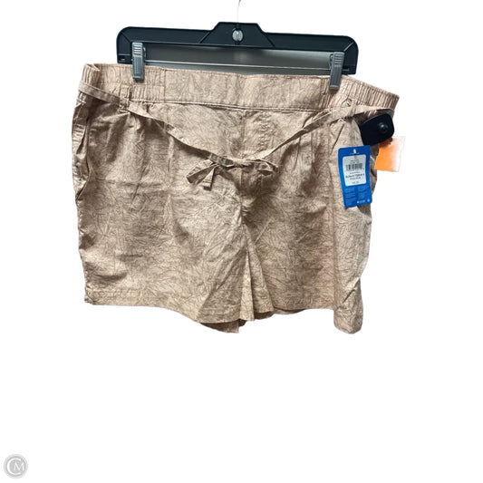 Athletic Shorts By Columbia In Tan, Size: Xl