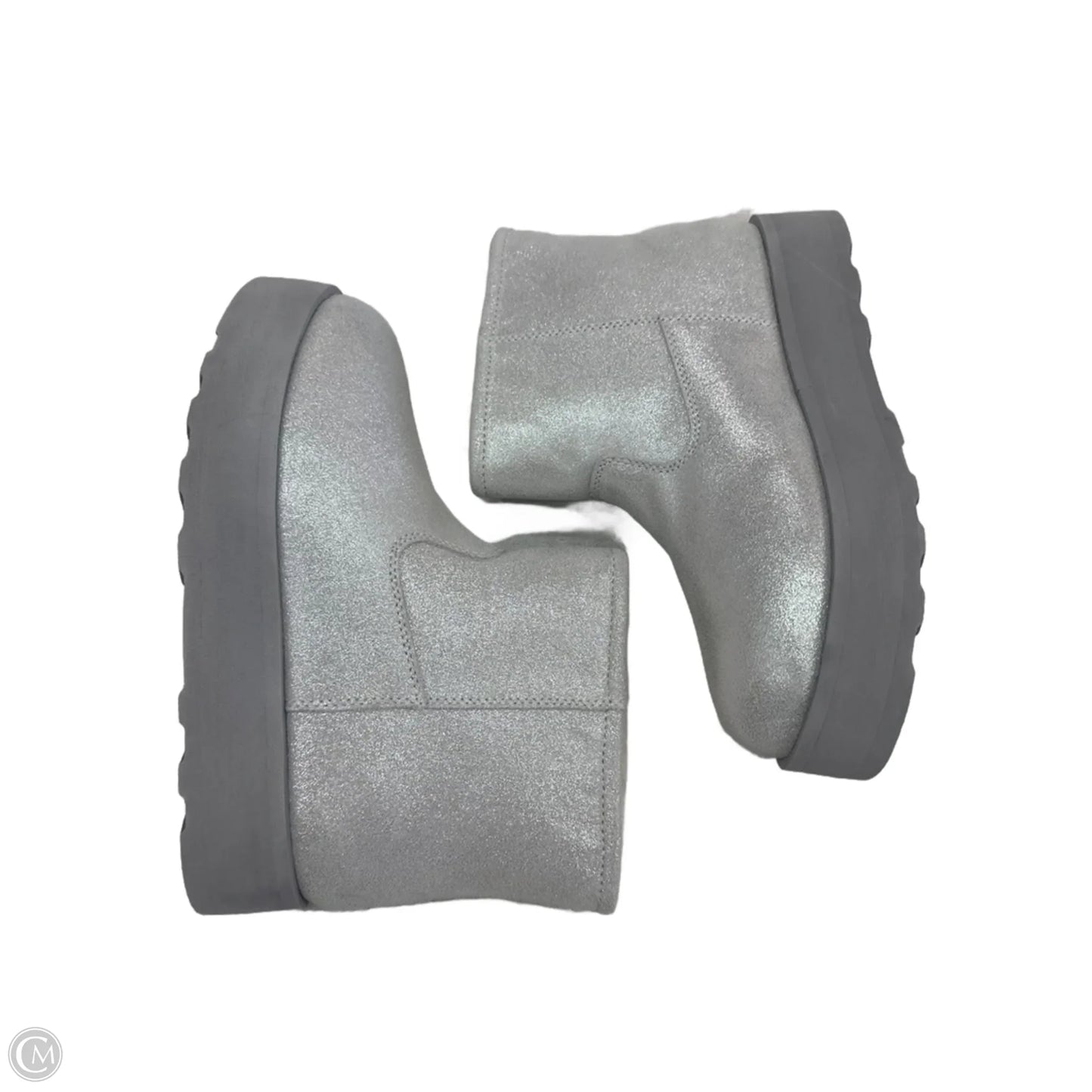 Boots Snow By Time And Tru In Silver, Size: 9
