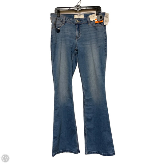 Jeans Boot Cut By Hollister In Blue Denim, Size: 12