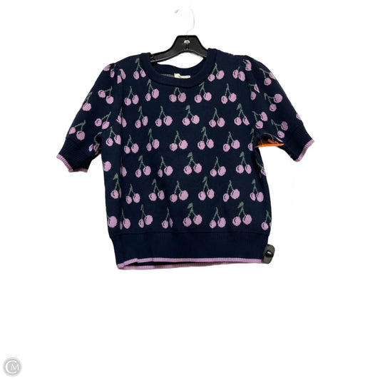 Top Short Sleeve By On 34th In Blue & Purple, Size: M