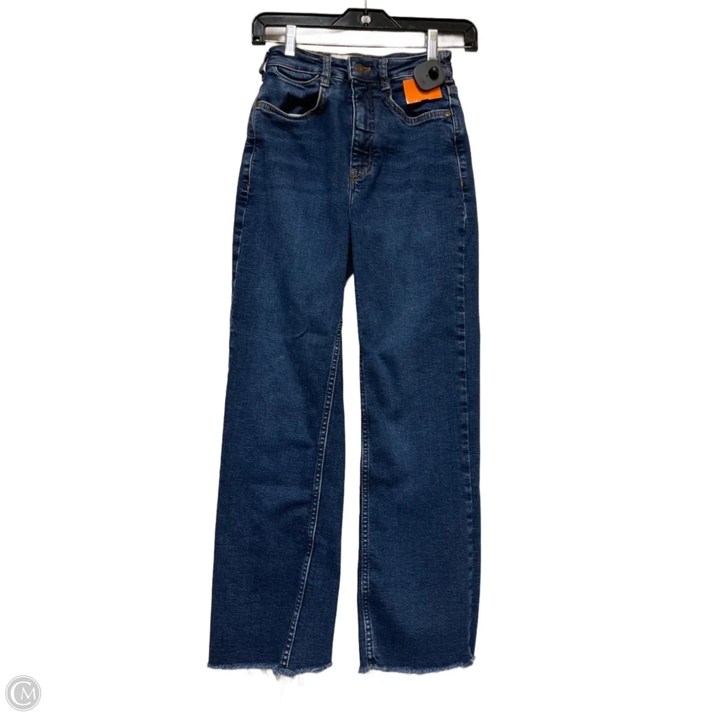 Jeans Straight By Pilcro In Blue Denim, Size: 4