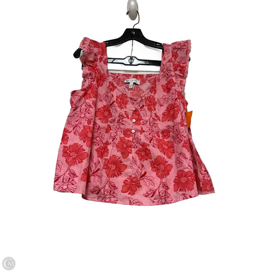 Skirt Set 2pc By Jessica Simpson In Pink & Red, Size: 2