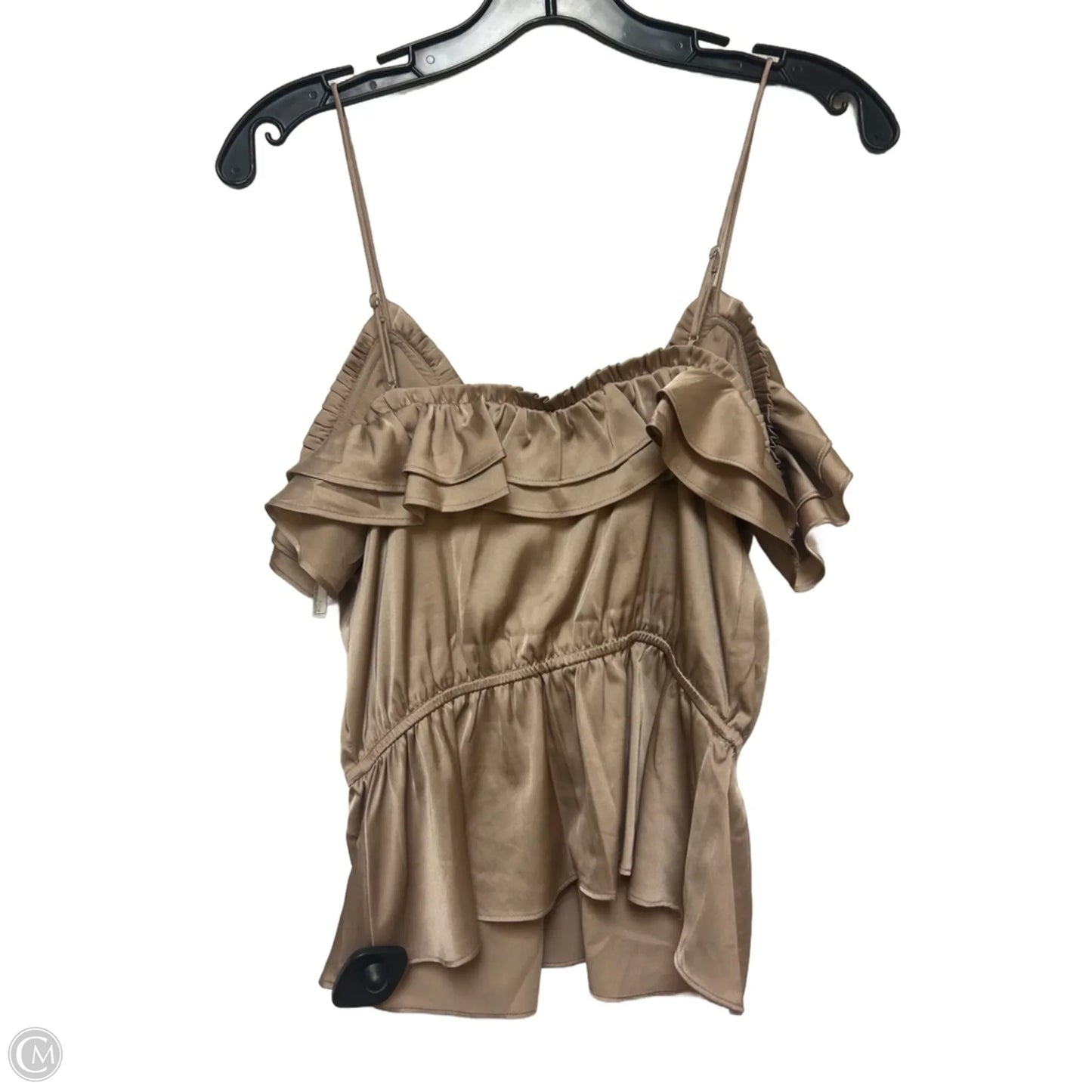 Top Sleeveless By Express In Taupe, Size: S