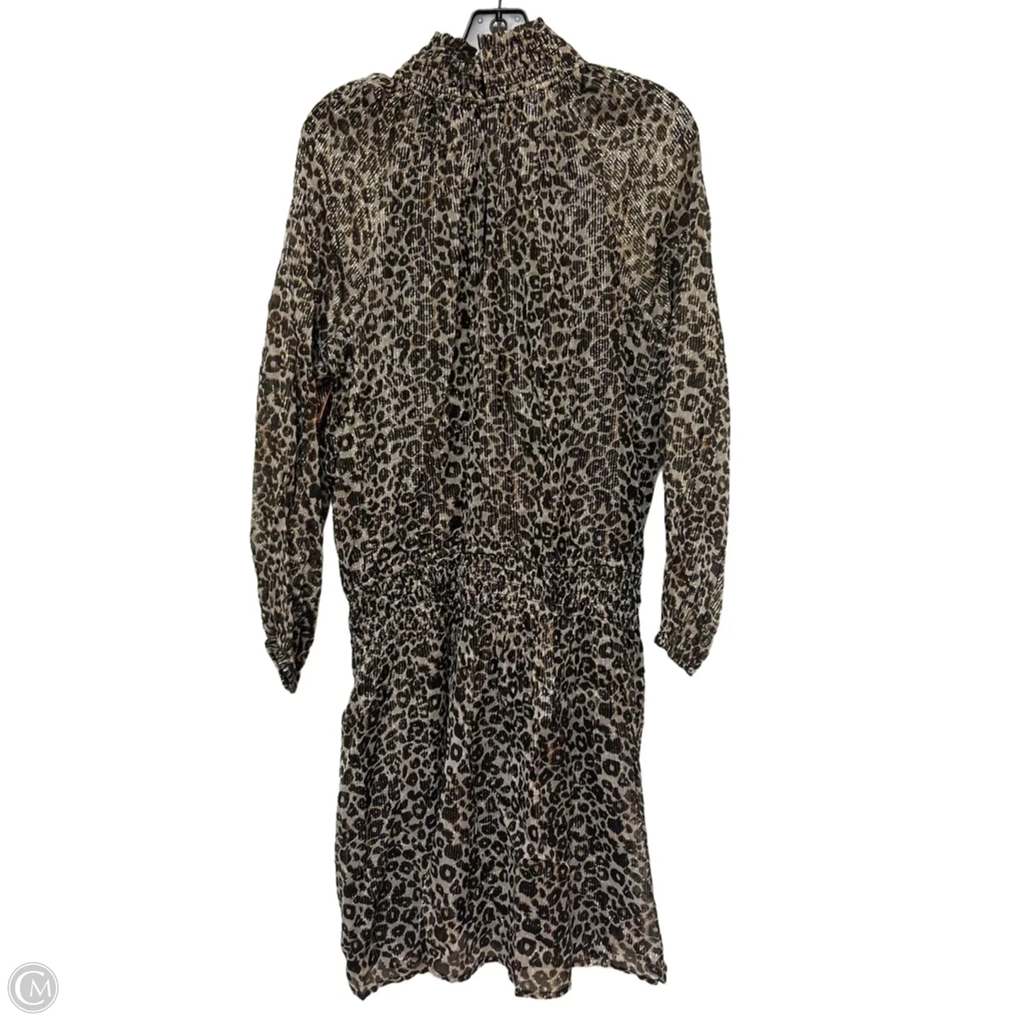 Dress Casual Midi By Velvet By Graham & Spencer In Animal Print, Size: Xl