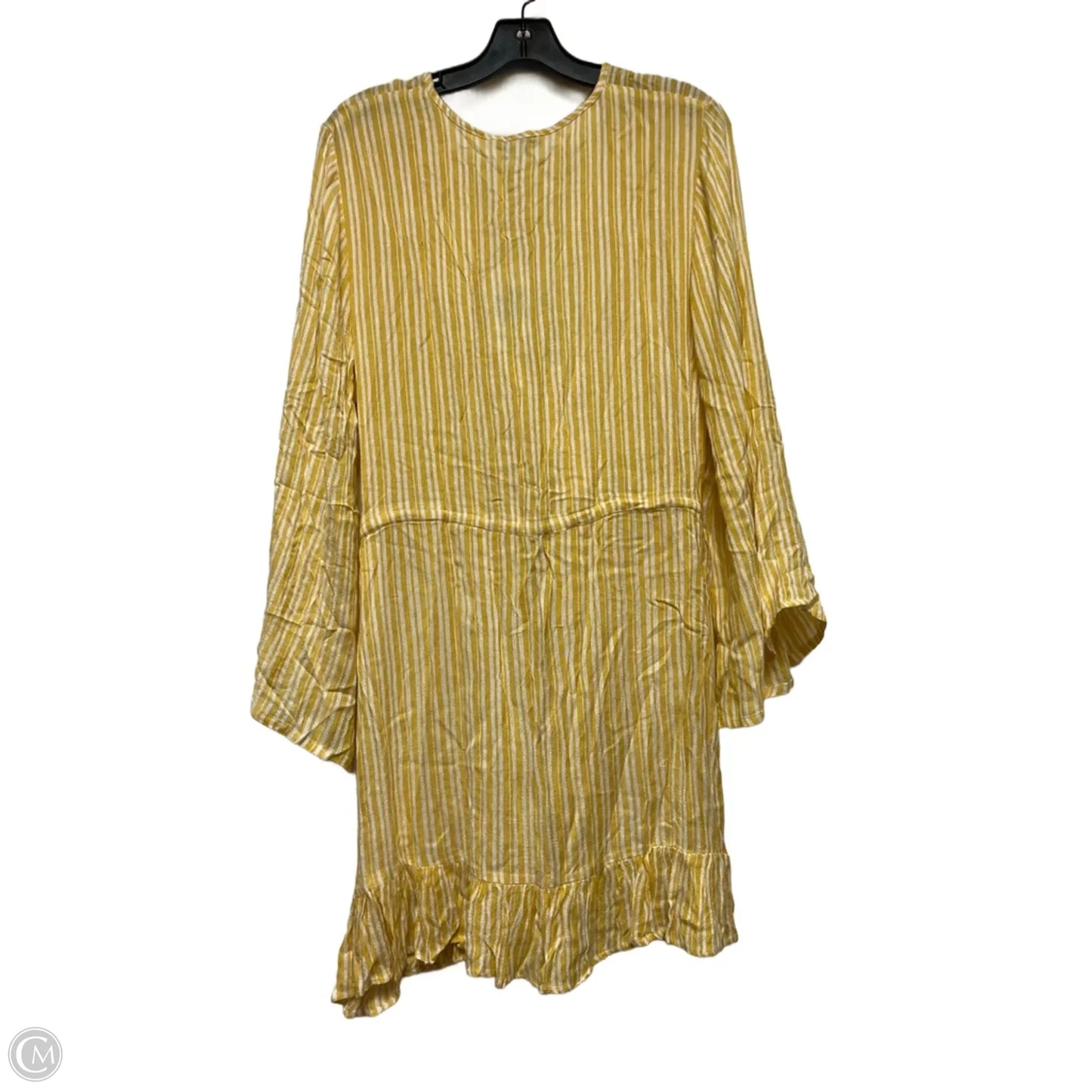 Swimwear Cover-up By Blue Island In Striped Pattern, Size: M