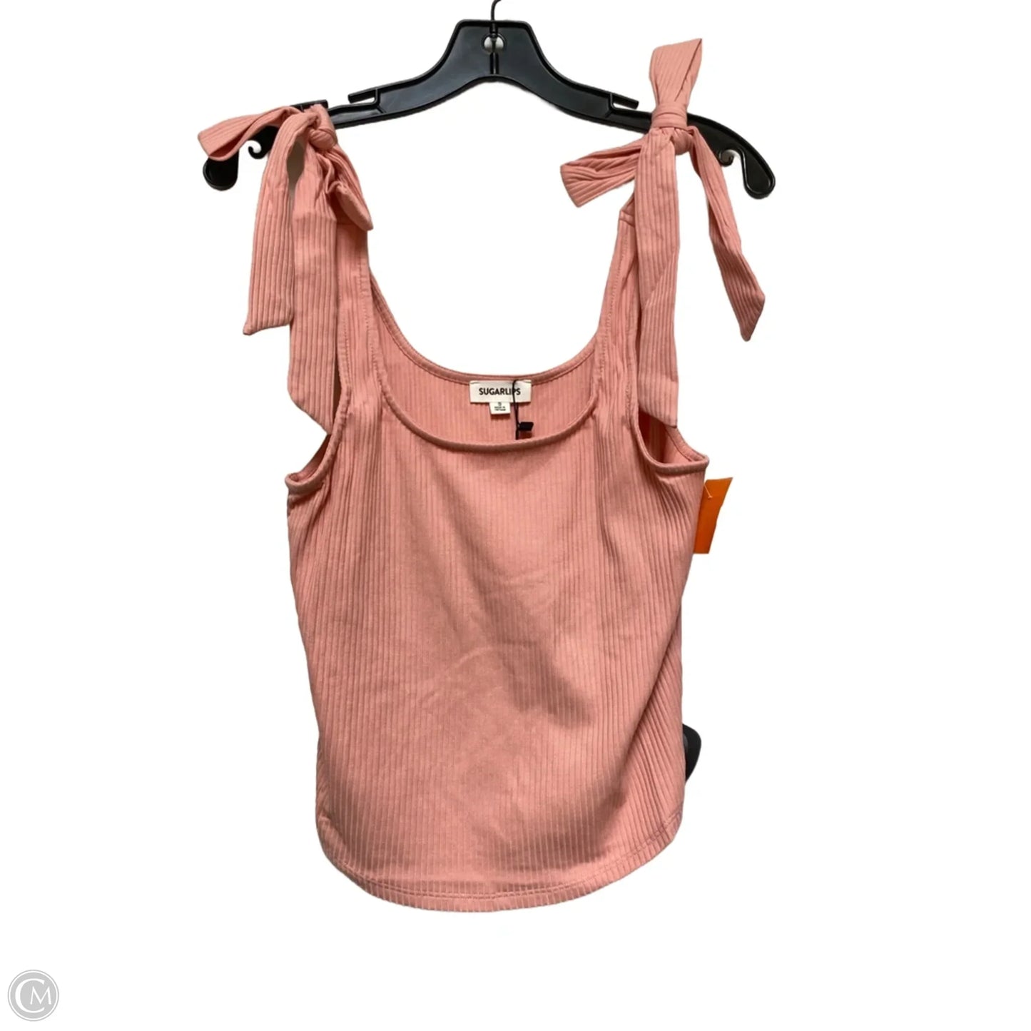 Top Sleeveless By Sugar Lips In Pink, Size: S