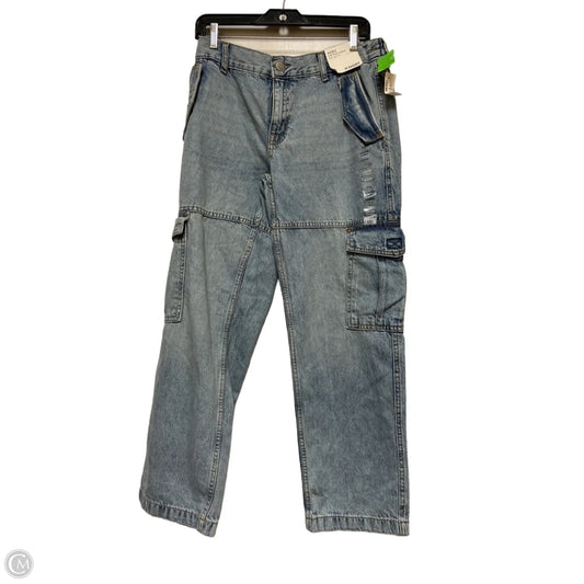 Jeans Wide Leg By Aeropostale In Blue Denim, Size: 8p