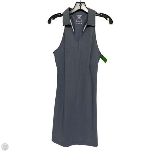Athletic Dress By Calvin Klein Performance In Grey, Size: S