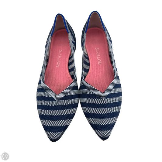 Shoes Flats By Rothys In Striped Pattern, Size: 8