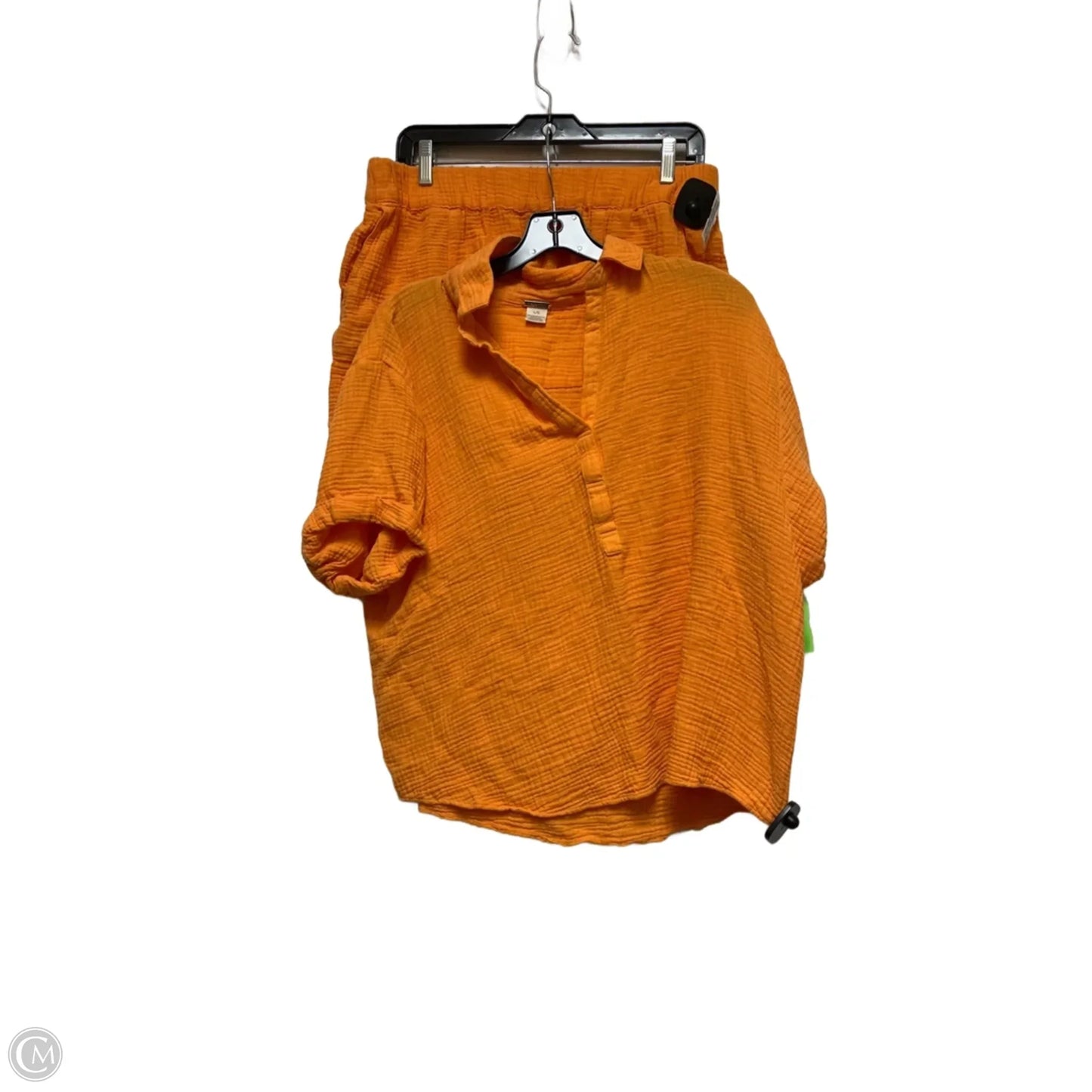 Shorts Set By Magaschoni In Orange, Size: 12