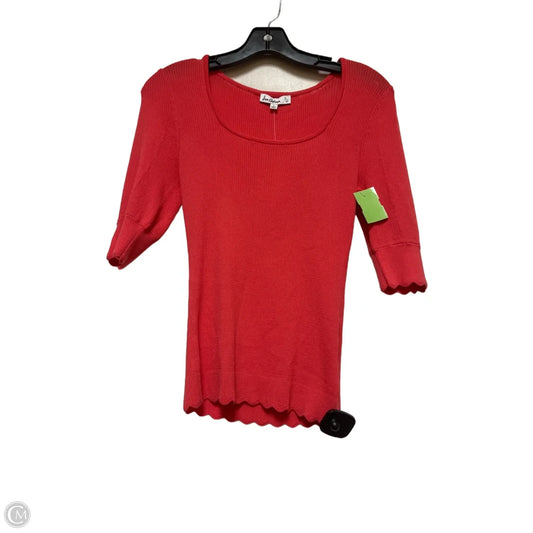 Top Short Sleeve By Sam Edelman In Coral, Size: S