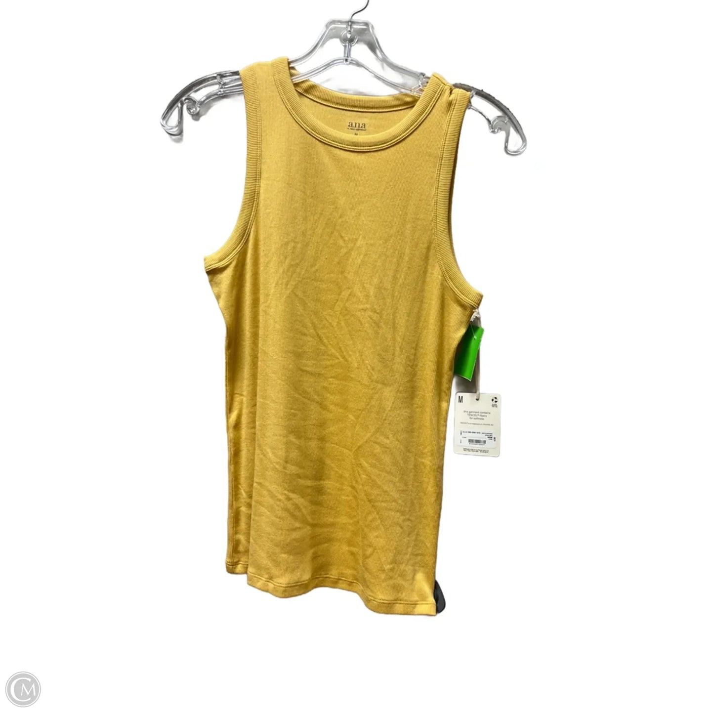 Tank Top By Ana In Yellow, Size: M