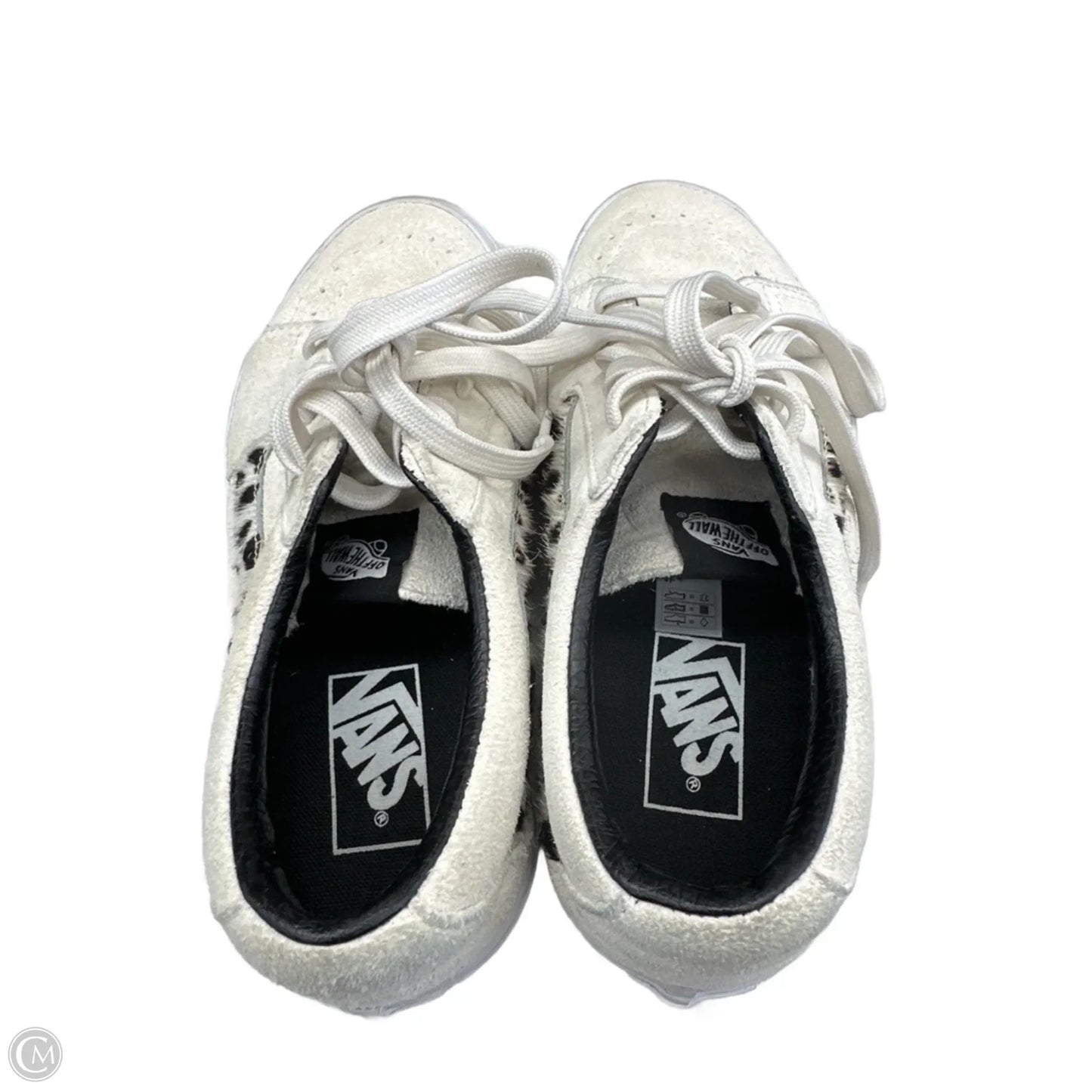 Shoes Sneakers By Vans In Cream, Size: 7.5